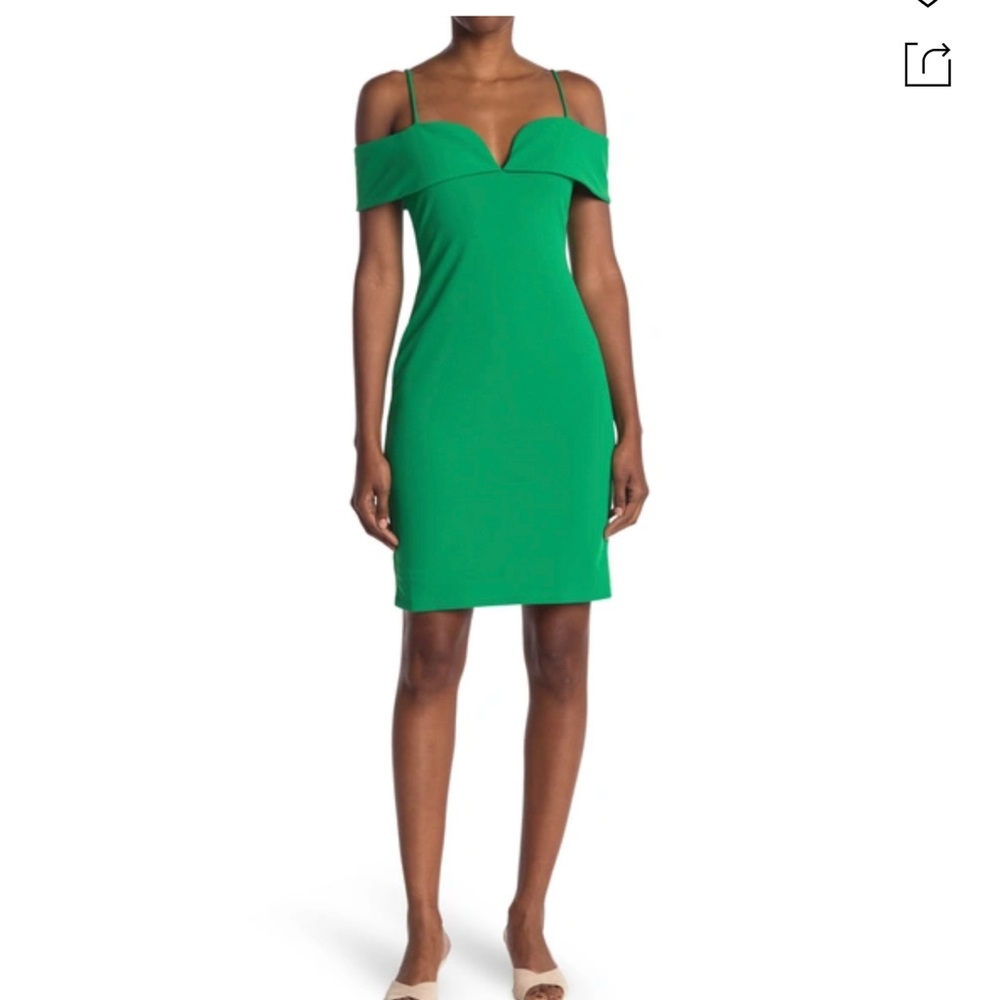 OLIVE GREEN - Size L. Very stretchy. Fits 14/16. Adjustable straps. Lined inside